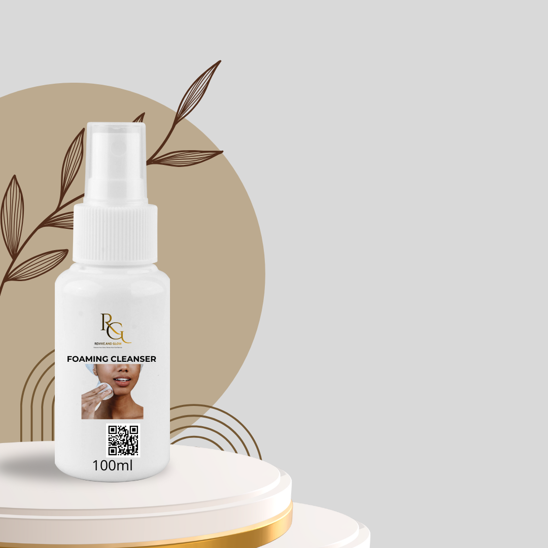 Vegan foaming cleanser and toner
